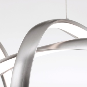 Lustra suspendata dimabila Circus satin chrome 94013 universul-luminii.ro