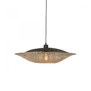 Lustra suspendata din bambus KALIMANTAN orizontal S, 44cm