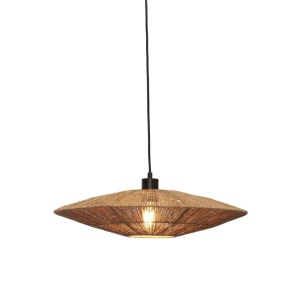 Lustra suspendata eco din iuta Iguazu disc 55cm