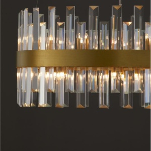 Lustra suspendata eleganta design modern Crown 55cm 108603 universul-luminii.ro