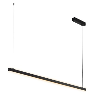Lustra suspendata LED, 120cm, Otel, Negru, MIAMI 246093 universul-luminii.ro