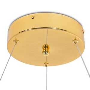 Lustra suspendata LED design ambiental Ring auriu 100cm 137673 universul-luminii.ro