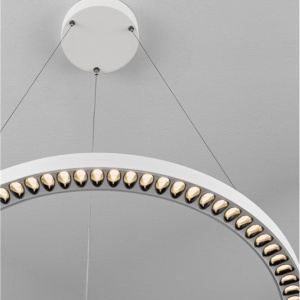 Lustra suspendata LED design circular DEOS alb NVL-9030895 - Img 7