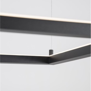 Lustra suspendata LED dimabila design modern ETERNA negru NVL-9990736 94683 universul-luminii.ro