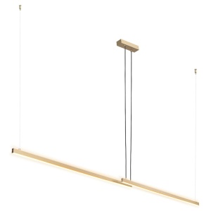 Lustra suspendata LED, Otel, Auriu, MIAMI 169383 universul-luminii.ro