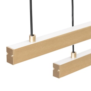 Lustra suspendata LED, Otel, Auriu, MIAMI 246113 universul-luminii.ro