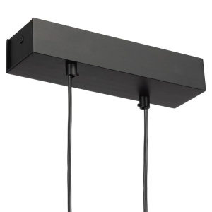 Lustra suspendata LED, Otel, Negru, MIAMI 246123 universul-luminii.ro
