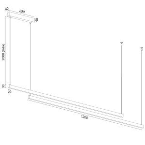 Lustra suspendata LED, Otel, Negru, MIAMI 246133 universul-luminii.ro