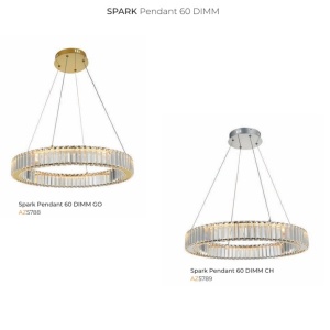 Lustra suspendata LED SPARK 60 DIMM GO 143593 universul-luminii.ro