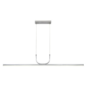 Lustra Suspendata Liniara, LED, Crom, Elia - Img 1