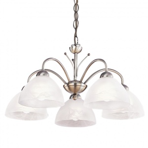 Lustra suspendata stil clasic Milanese 5L alama antic 1135-5AB SRT