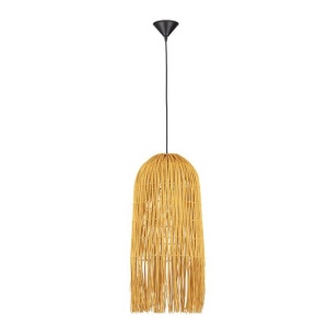 Lustra suspendata stil natural ratan galben VENA
