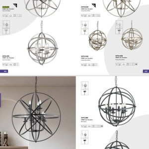 Lustra suspendata stil traditional Orbit 8Lt, argintiu satinat 236983 universul-luminii.ro