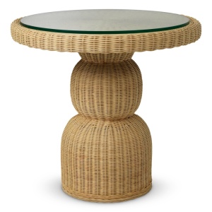 Masa bistro rotunda design LUX din ratan Tiago 80cm - Img 2