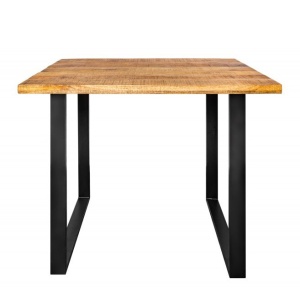 Masa de bar design industrial Iron Craft 120cm natur Mango