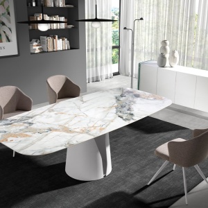 Masa deosebita design LUX Oval Barrel 240cm - Img 5