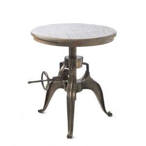 Masa design industrial cu inaltime reglabila, diametru 56cm, Grand Central 262810RM