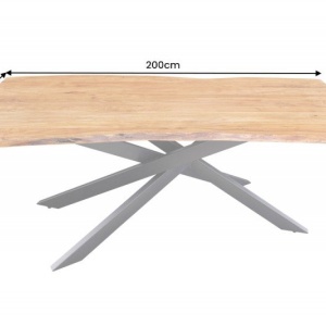 Masa design industrial vintage Mammut 200cm, salcam - Img 2