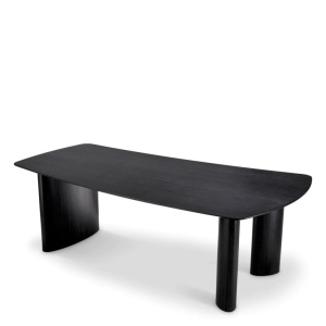 Masa design LUX Bergman S Charcoal grey, 230x120cm - Img 5