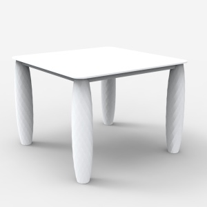 Masa dining de exterior / interior design modern premium VASES 100x100cm - Img 13