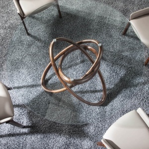Masa dining design deosebit Walnut Wood, 150cm AC-DT16069-150 - Img 4