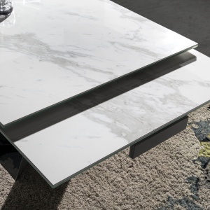 Masa dining extensibila design ultra-modern Ceramic, 180-225-270x90cm AC-DT777 - Img 7