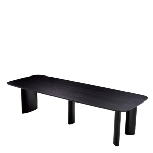 Masa dining moderna design LUX Harmonie L negru 300x116cm - Img 4