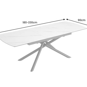 Masa extensibila, Ceramica Alba, MIKADO 180-230cm A-46495 VC - Img 3