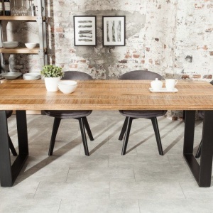 Masa industrial style Iron Craft mango natur, 200cm - Img 3