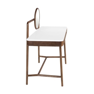 Masa machiaj design LUX White-Walnut - Img 3