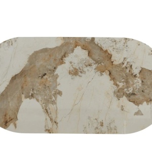 Masa ovala, Ceramica Alba, Furnir Nuc, UNIQUE 200cm A-46381 VC - Img 5