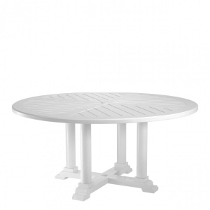 Masa pentru interior si exterior Bell Rive alb, 160cm 113537 HZ