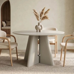 Masa rotunda ORGANIKO 120cm greige bej