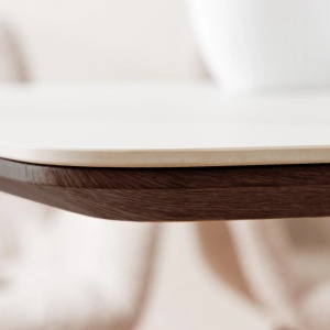 Masa sufragerie, Ceramica Alba, Furnir Nuc, UNIQUE 200cm A-45139 VC - Img 8