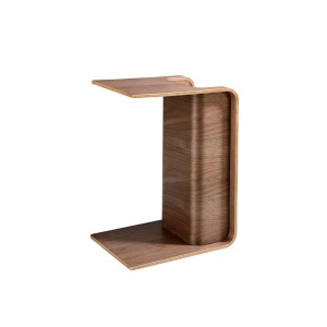 Masuta auxiliara cu spatiu pentru depozitare Walnut Wood - Img 5