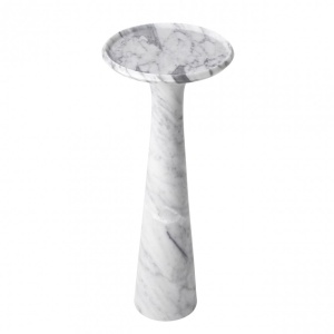 Masuta auxiliara design LUX din marmura Pompano high 113748 HZ