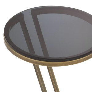 Masuta auxiliara design LUX Falcone Vintage brass - Img 5