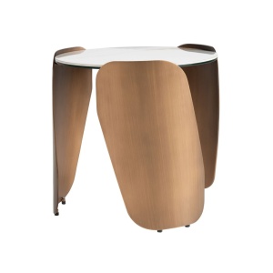 Masuta auxiliara design LUX Porcelain Marble 50cm - Img 3