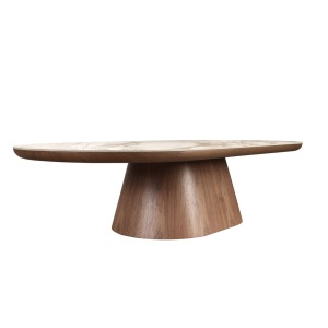 Masuta cu blat din marmura portelanata Walnut 160x80cm - Img 4