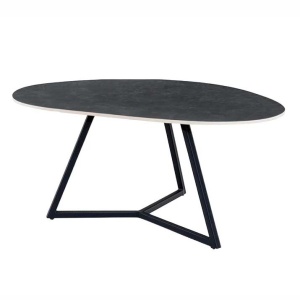 Masuta de cafea cu blat ceramic gri MARVELOUS 70cm - Img 2