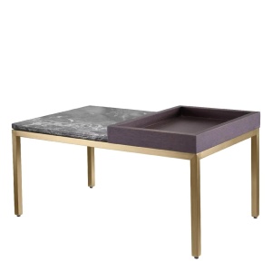 Masuta de cafea design LUX cu blat din marmura Forma - Img 2