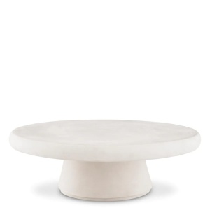 Masuta de cafea design LUX pentru interior si exterior Cleon crem