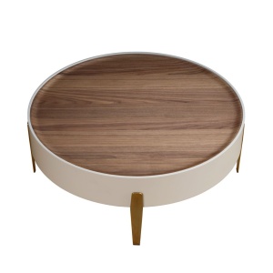 Masuta de cafea design LUX Walnut-Bej - Img 3
