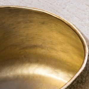 Masuta de cafea Extravaganta, Aluminiu, Auriu, STONE 75cm - Img 5