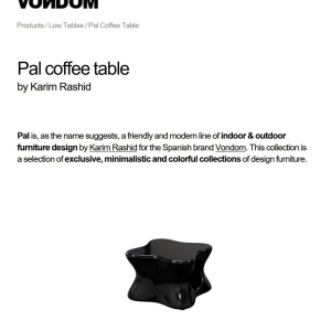 Masuta design modern exterior/interior PAL 51003 Vondom - Img 4