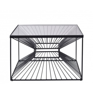 Masuta design modern Illusion 60cm, negru - Img 3