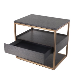 Masuta laterala cu sertar design elegant LUX Parker 114216 HZ - Img 4
