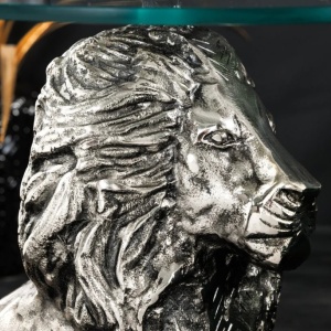 Masuta laterala design unic WILDLIFE LION 60cm - Img 9