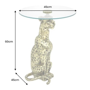 Masuta laterala design unic WILDLIFE PANTHER 60cm - Img 10