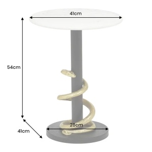 Masuta laterala design unic WILDLIFE SNAKE 50cm - Img 13